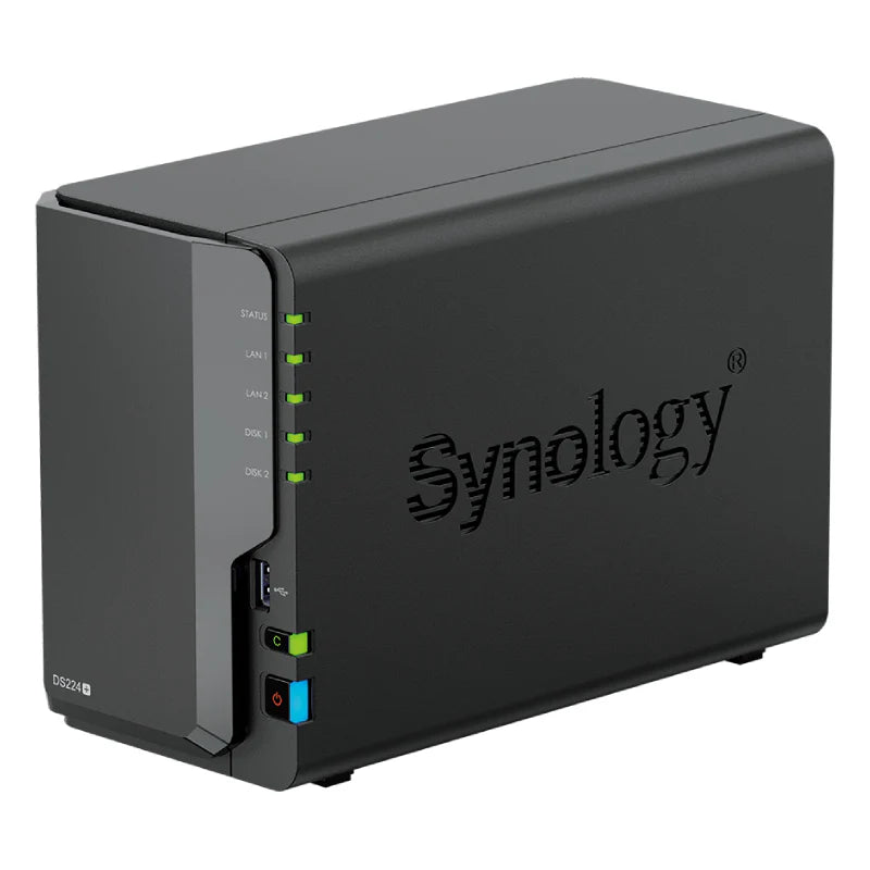 Synology DiskStation DS224+ - SATA / 2-Bays / USB / LAN / Desktop (Diskless) Synology DiskStation DS224+ - SATA / 2-Bays / USB / LAN / Desktop (Diskless)